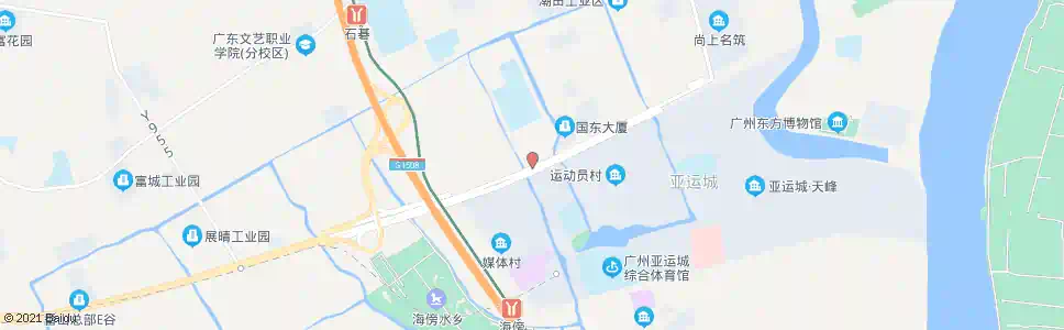 广州亚运城_公交站地图_广州公交_妙搜公交查询2024