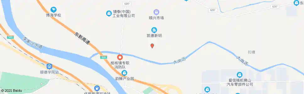 广州榄核中学_公交站地图_广州公交_妙搜公交查询2024