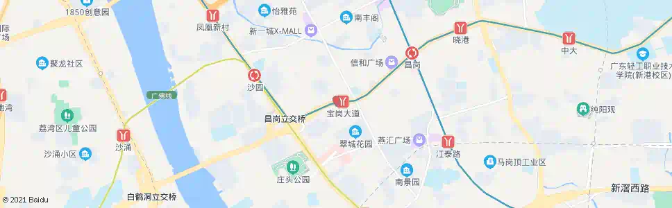 广州橡胶新村_公交站地图_广州公交_妙搜公交查询2024