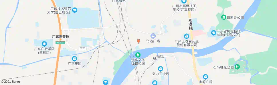 广州江同路口_公交站地图_广州公交_妙搜公交查询2024