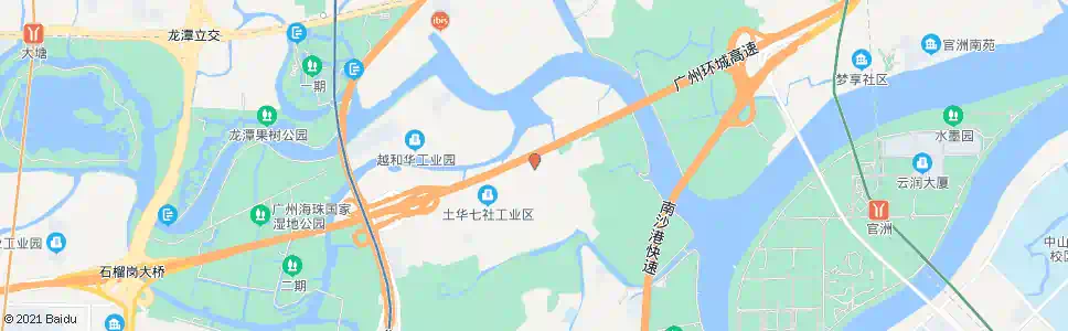 广州土华_公交站地图_广州公交_妙搜公交查询2024