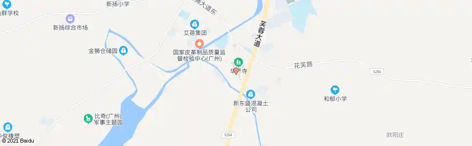 广州华严寺_公交站地图_广州公交_妙搜公交查询2024