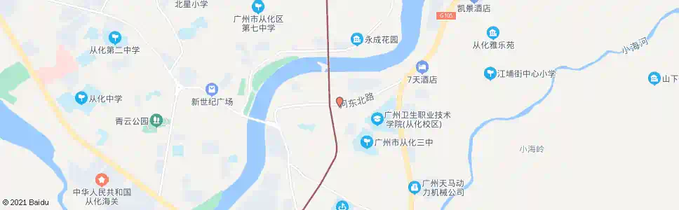 广州大江路口_公交站地图_广州公交_妙搜公交查询2024