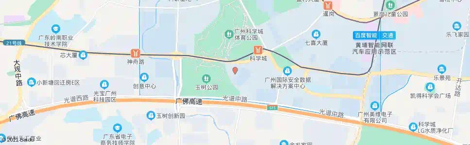 广州科学城华夏国际商务酒店_公交站地图_广州公交_妙搜公交查询2024