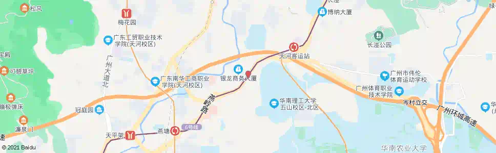 广州银河园_公交站地图_广州公交_妙搜公交查询2024