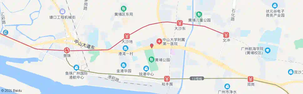 广州brt下沙_公交站地图_广州公交_妙搜公交查询2024