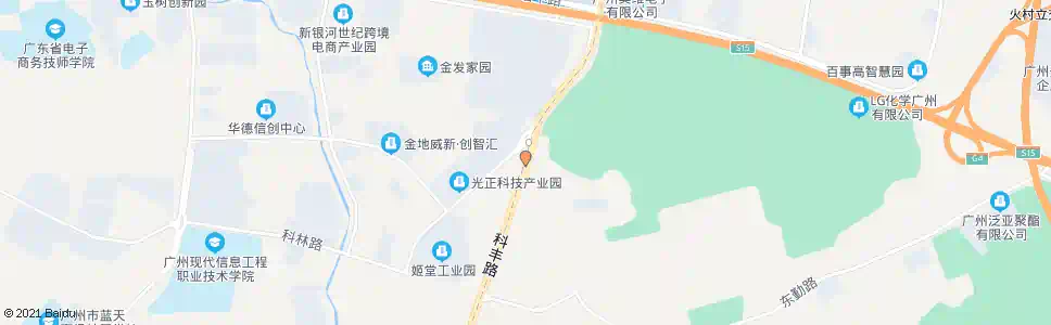 广州科丰路北_公交站地图_广州公交_妙搜公交查询2024