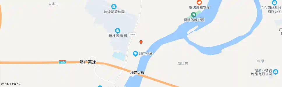 广州郑田村_公交站地图_广州公交_妙搜公交查询2024