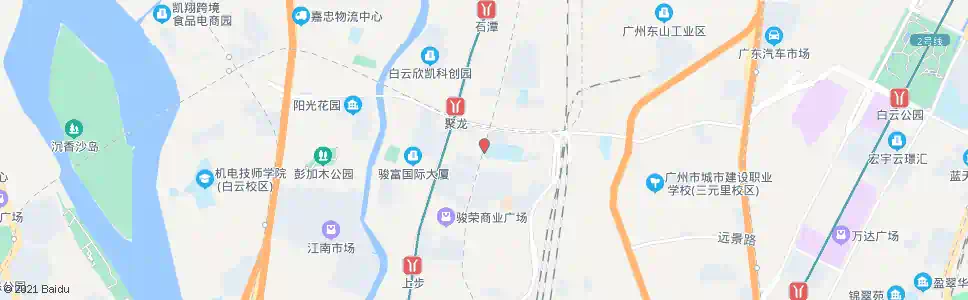 广州富康路_公交站地图_广州公交_妙搜公交查询2024