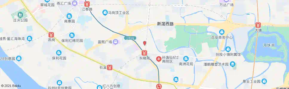 广州瑞南路_公交站地图_广州公交_妙搜公交查询2024