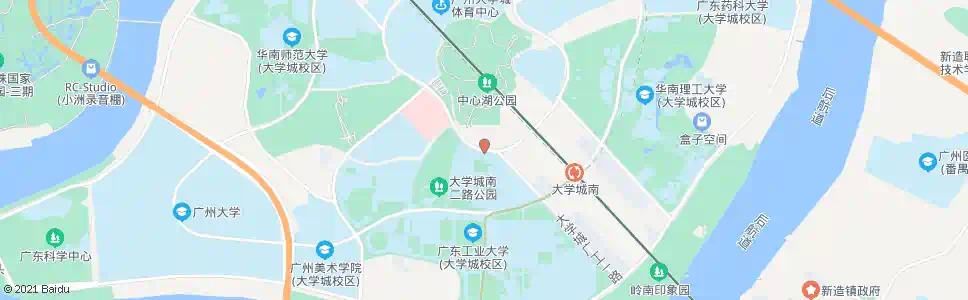 广州中心南大街_公交站地图_广州公交_妙搜公交查询2024