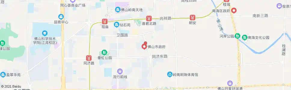 广州工业大道北(万胜易购物广场)_公交站地图_广州公交_妙搜公交查询2024