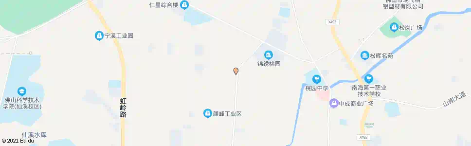 广州颜峰一村_公交站地图_广州公交_妙搜公交查询2024