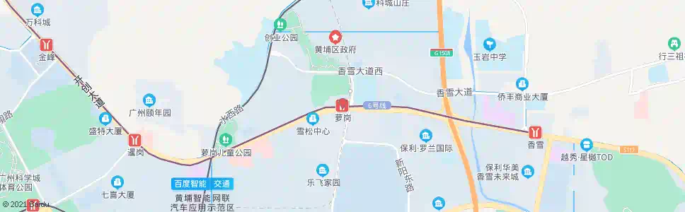 广州萝岗站_公交站地图_广州公交_妙搜公交查询2024