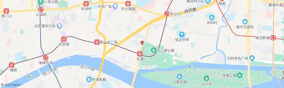 广州东湖路_公交站地图_广州公交_妙搜公交查询2024