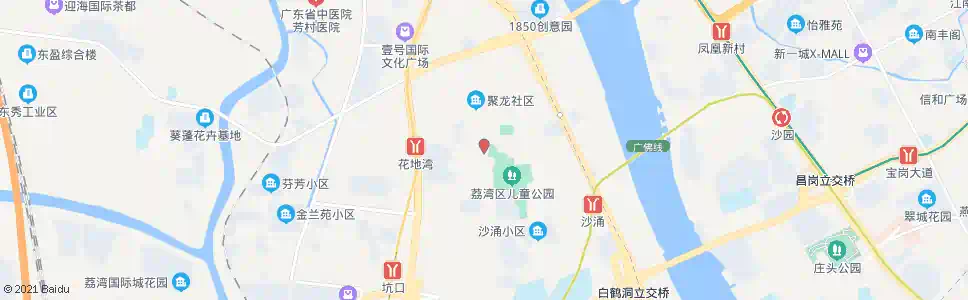 广州招村大街_公交站地图_广州公交_妙搜公交查询2024