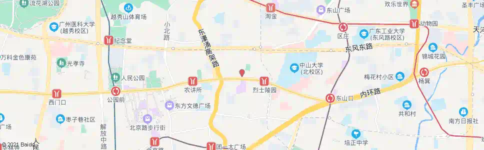 广州陵园西路_公交站地图_广州公交_妙搜公交查询2024