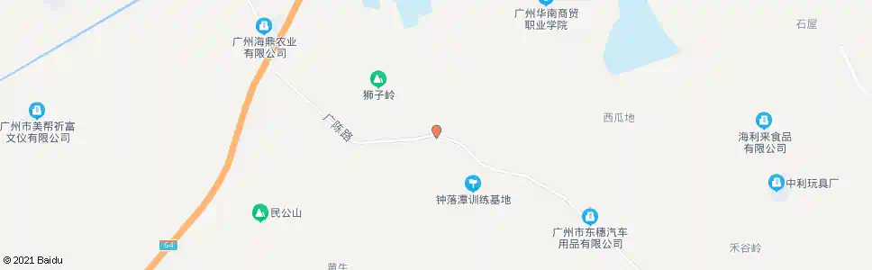 广州白土村_公交站地图_广州公交_妙搜公交查询2024