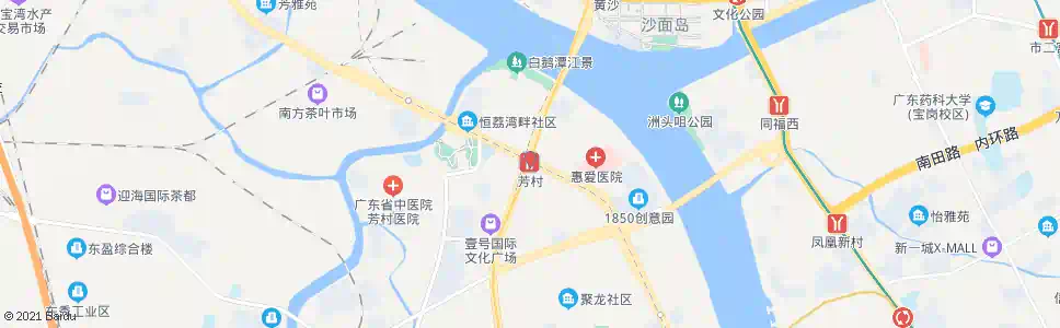 广州芳村站_公交站地图_广州公交_妙搜公交查询2024