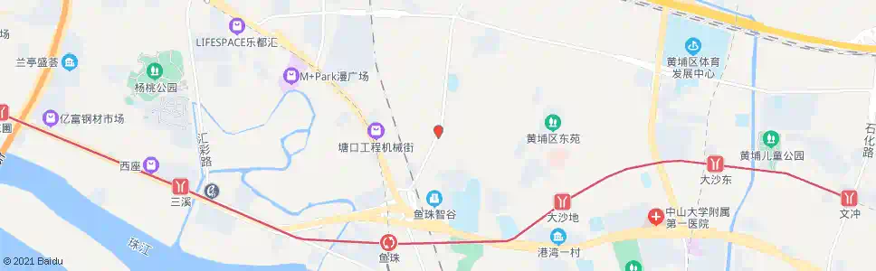 广州茅岗口_公交站地图_广州公交_妙搜公交查询2024