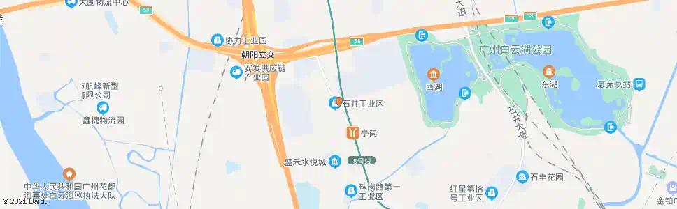 广州窖心工业园_公交站地图_广州公交_妙搜公交查询2024