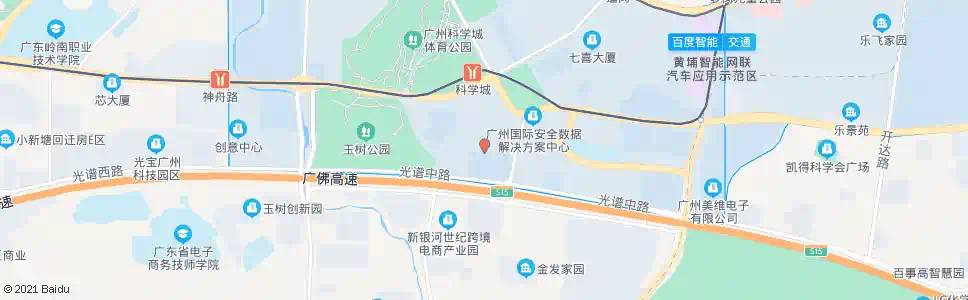 广州广州科技创新基地_公交站地图_广州公交_妙搜公交查询2024