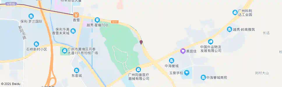 广州华普村_公交站地图_广州公交_妙搜公交查询2024