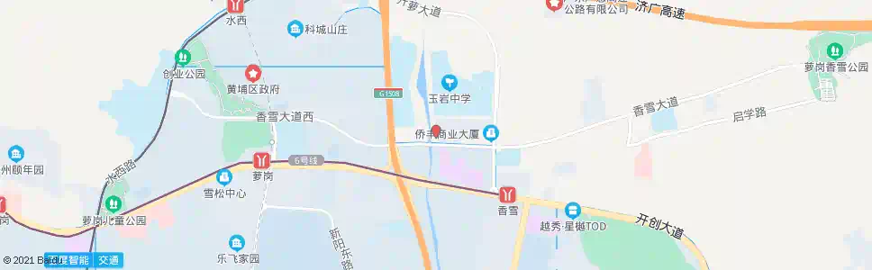 广州香雪八路南_公交站地图_广州公交_妙搜公交查询2024