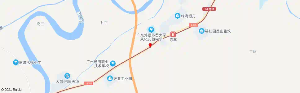 广州邓村路口_公交站地图_广州公交_妙搜公交查询2024