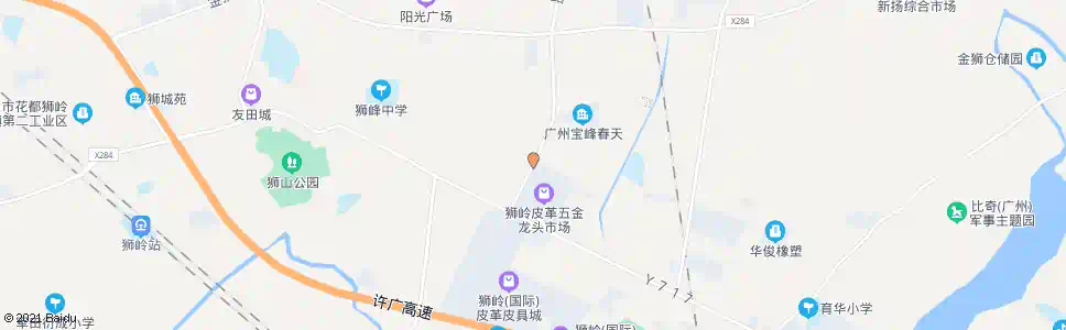 广州狮岭龙头市场总站_公交站地图_广州公交_妙搜公交查询2024