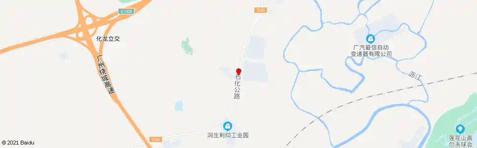 广州爱莲村_公交站地图_广州公交_妙搜公交查询2024