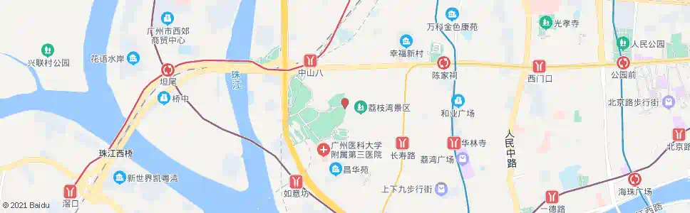 广州泮塘(龙津西路)_公交站地图_广州公交_妙搜公交查询2024