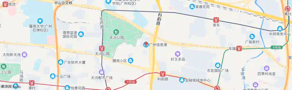 广州软件信息园路口_公交站地图_广州公交_妙搜公交查询2024