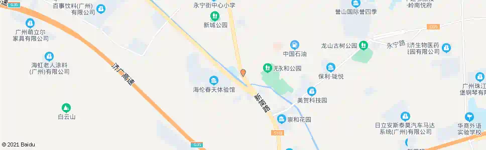 广州永和医院路口_公交站地图_广州公交_妙搜公交查询2024