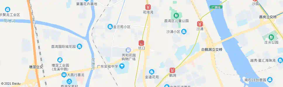 广州坑口站_公交站地图_广州公交_妙搜公交查询2024