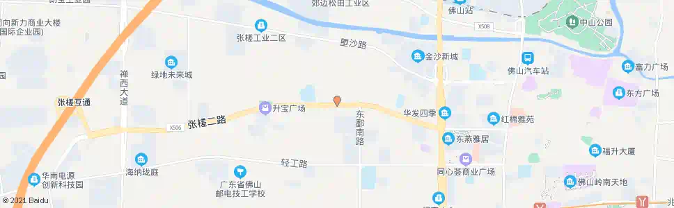 广州张槎三路_公交站地图_广州公交_妙搜公交查询2024