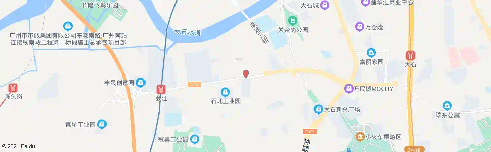 广州大维村_公交站地图_广州公交_妙搜公交查询2024