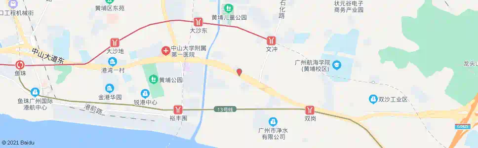 广州石化路口_公交站地图_广州公交_妙搜公交查询2024