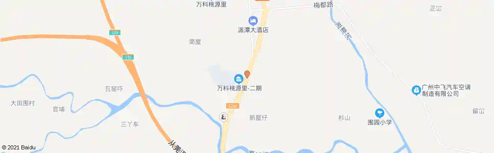 广州大埔村市场_公交站地图_广州公交_妙搜公交查询2024