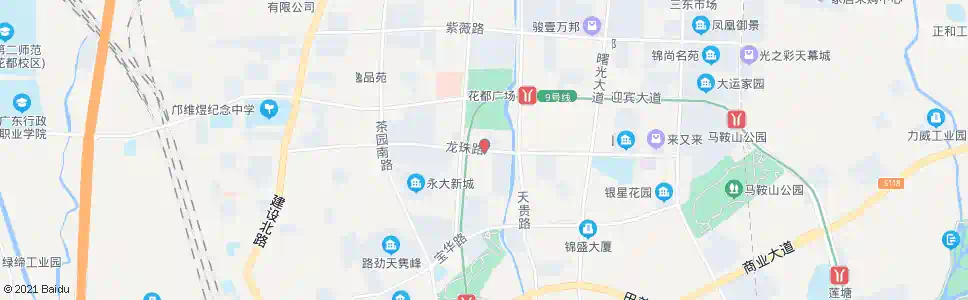 广州钻石花园_公交站地图_广州公交_妙搜公交查询2024