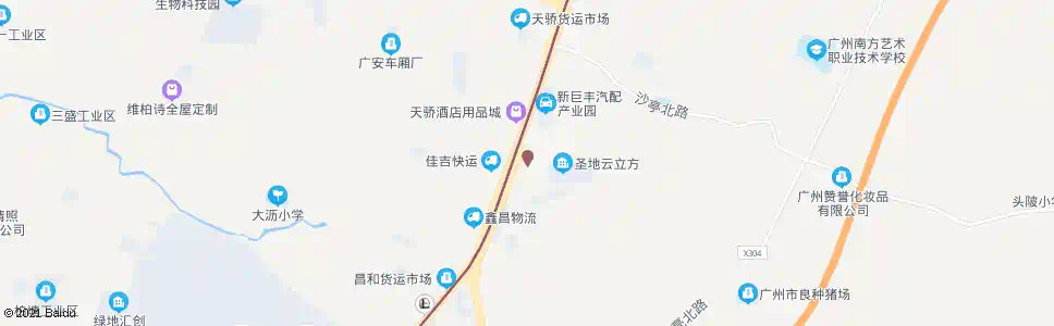 广州建业北路西_公交站地图_广州公交_妙搜公交查询2024