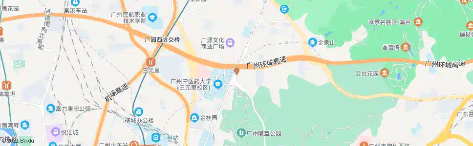 广州童心北_公交站地图_广州公交_妙搜公交查询2024