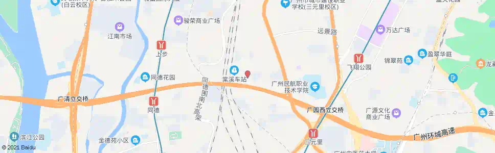 广州北站社区_公交站地图_广州公交_妙搜公交查询2024