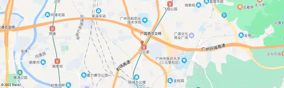 广州地铁三元里站(C2出口)_公交站地图_广州公交_妙搜公交查询2024