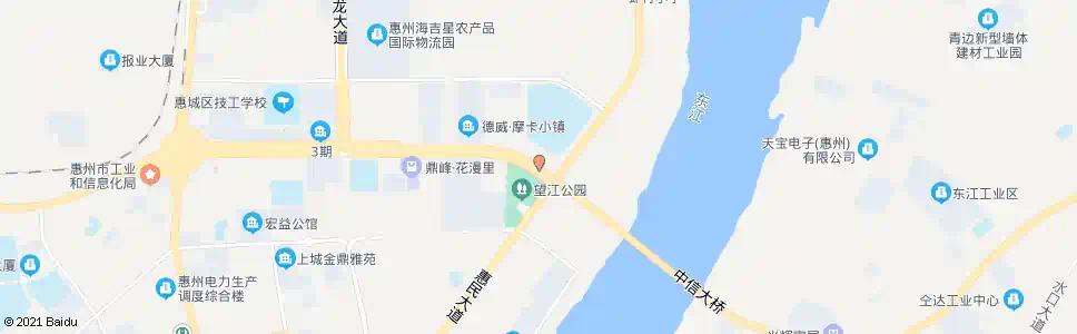 惠州中信大桥北_公交站地图_惠州公交_妙搜公交查询2024