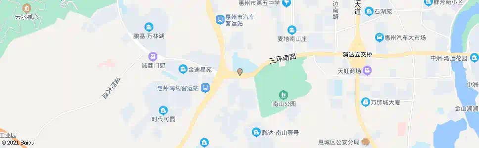 惠州三环南路_公交站地图_惠州公交_妙搜公交查询2024