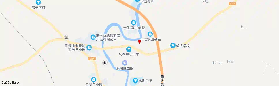 惠州彩塘村_公交站地图_惠州公交_妙搜公交查询2024