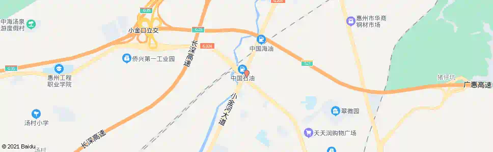 惠州金河路口_公交站地图_惠州公交_妙搜公交查询2024