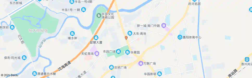 惠州淡水第一城_公交站地图_惠州公交_妙搜公交查询2024