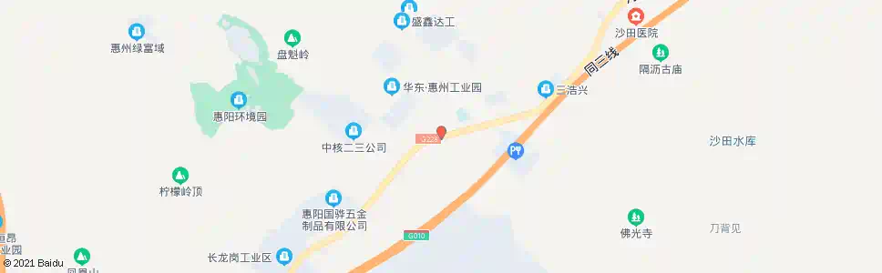 惠州沙田中队_公交站地图_惠州公交_妙搜公交查询2024